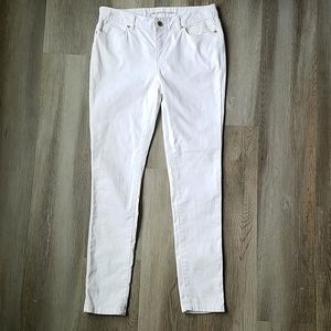 Michael Kors Skinny Jeans EUC with gold bling